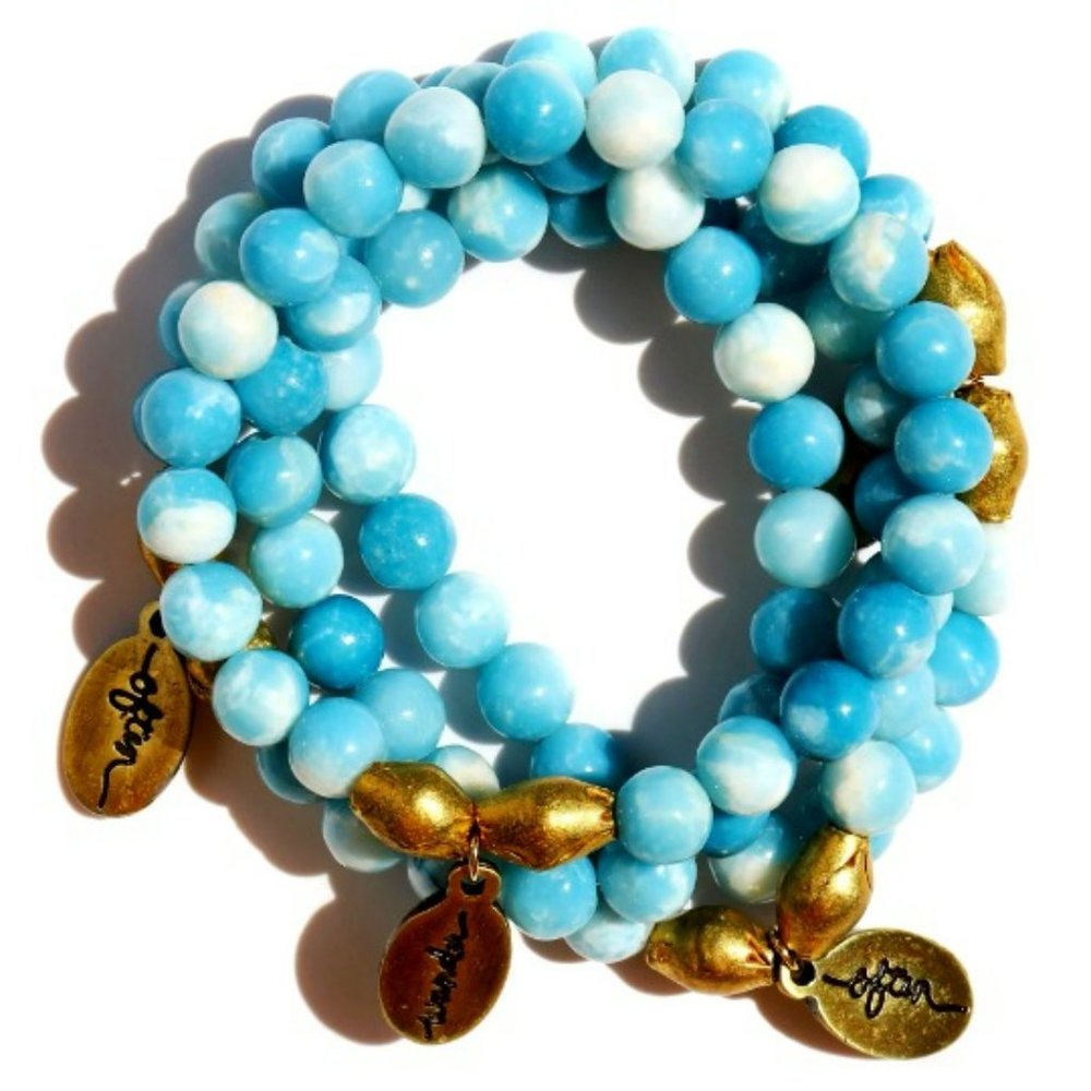 Beaded Bracelet — Larimar - Picture 1 of 2